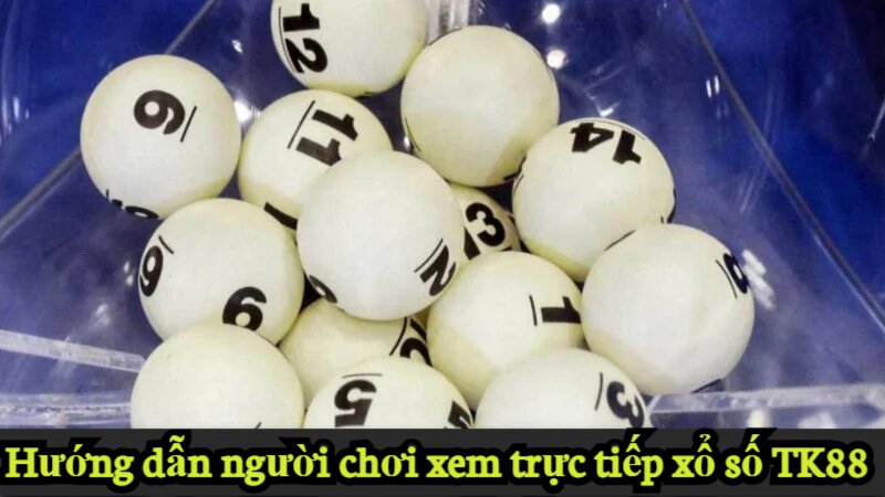 Hướng dẫn người chơi xem trực tiếp xổ số TK88 