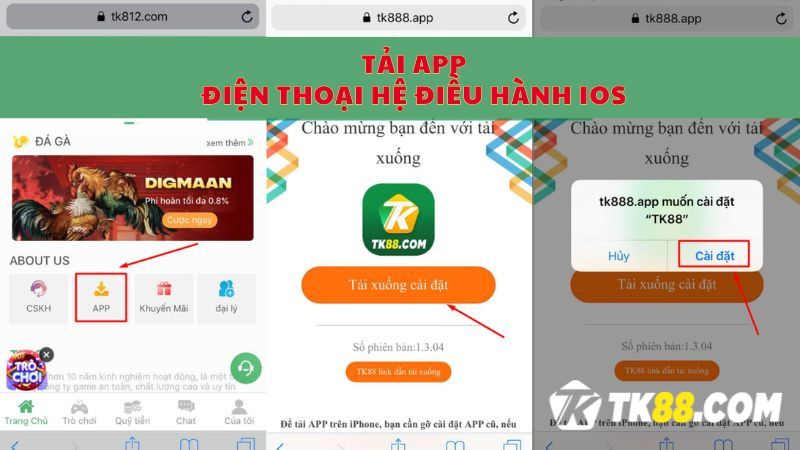 Cách tải app TK88 về cho điện thoại IOS dễ hiểu, ai thực hiện thành công 