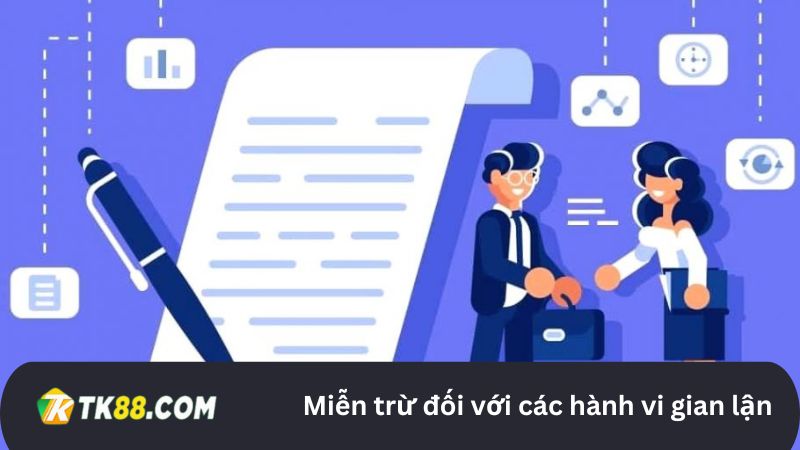 Miễn trừ đối với các hành vi gian lận